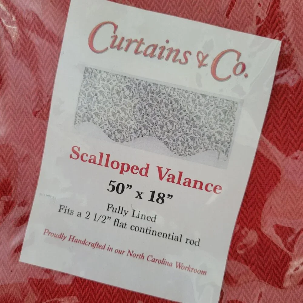 Curtains Co Scalloped Valance 50
